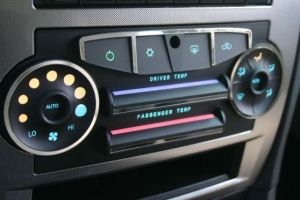 Auto airconditioning dials Auto airconditioning dials