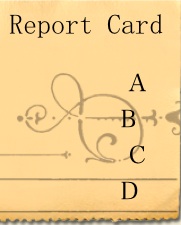 Report Card: Image created by author with a little help from the corner of a Mac Pages newsletter template