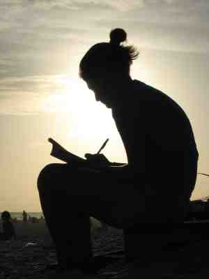 Writer silhouette, copyright Chris LeCraw iStockPhoto.com #000000818351