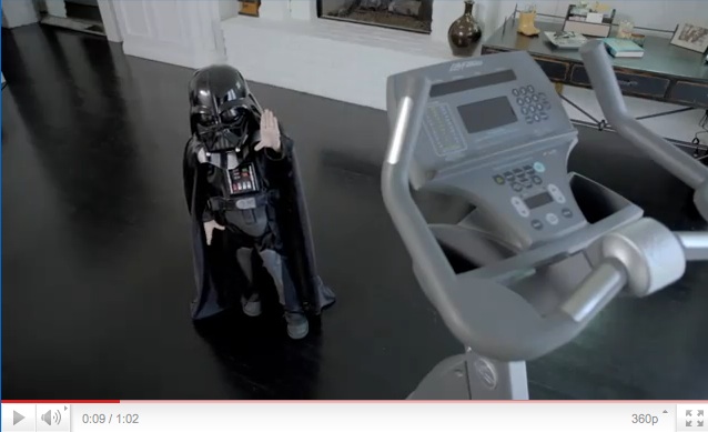VW commercial mini Darth Vader
