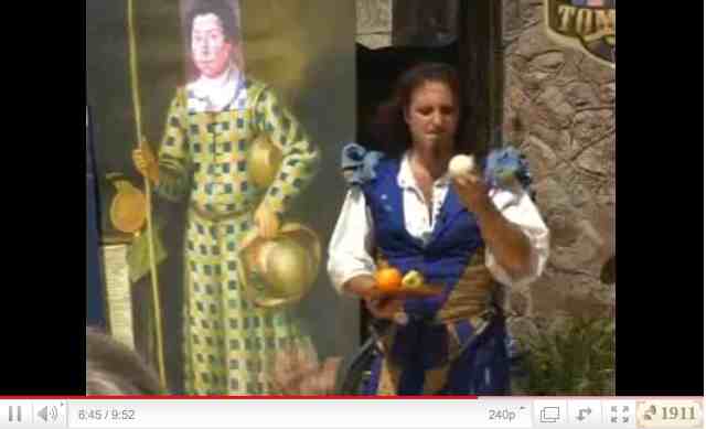 YouTube: Paul Garbonzo 2007 Muncaster Castle Fool