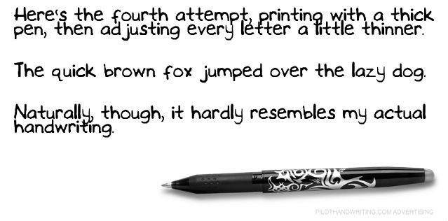 pilothandwriting 3 My Pilot handwriting sample 3