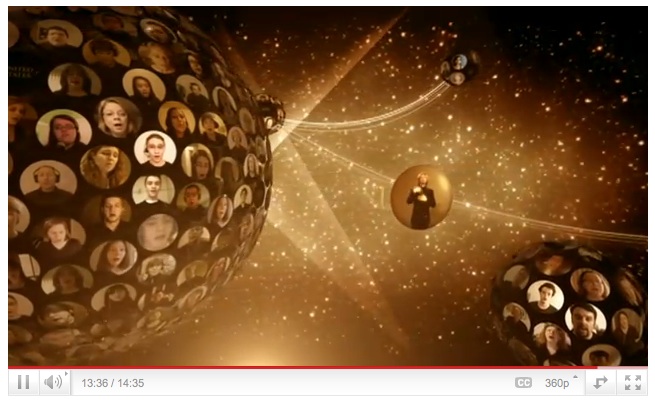 Eric Whitacre Virtual Choir on TED Screen shot Eric Whitacre Virtual Choir on TED Screen shot