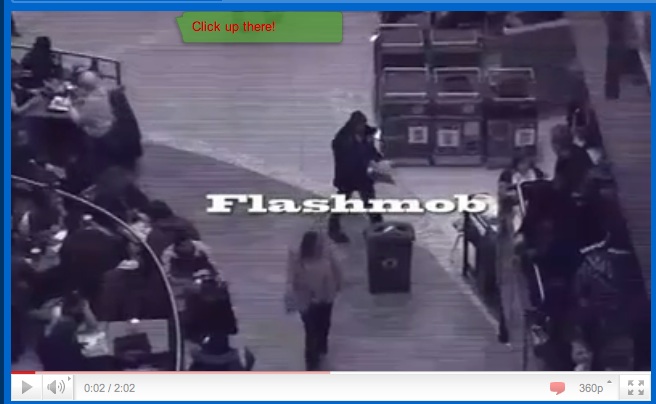 Flashmob on Recycling a Bottle