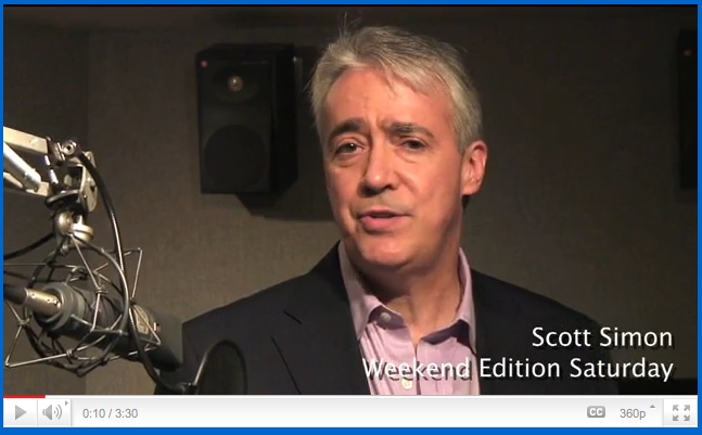 Scott Simon NPR How to tell a Story